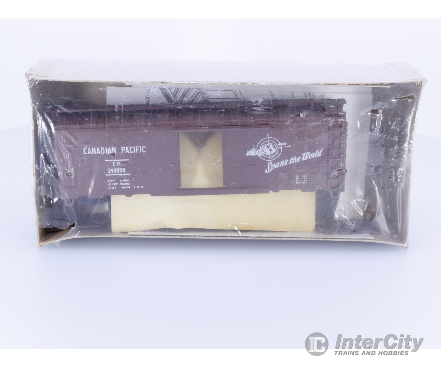 Athearn 5005 HO 40’ Boxcar Kit #3 Canadian Pacific (CP) 240000 (#3) Freight Cars