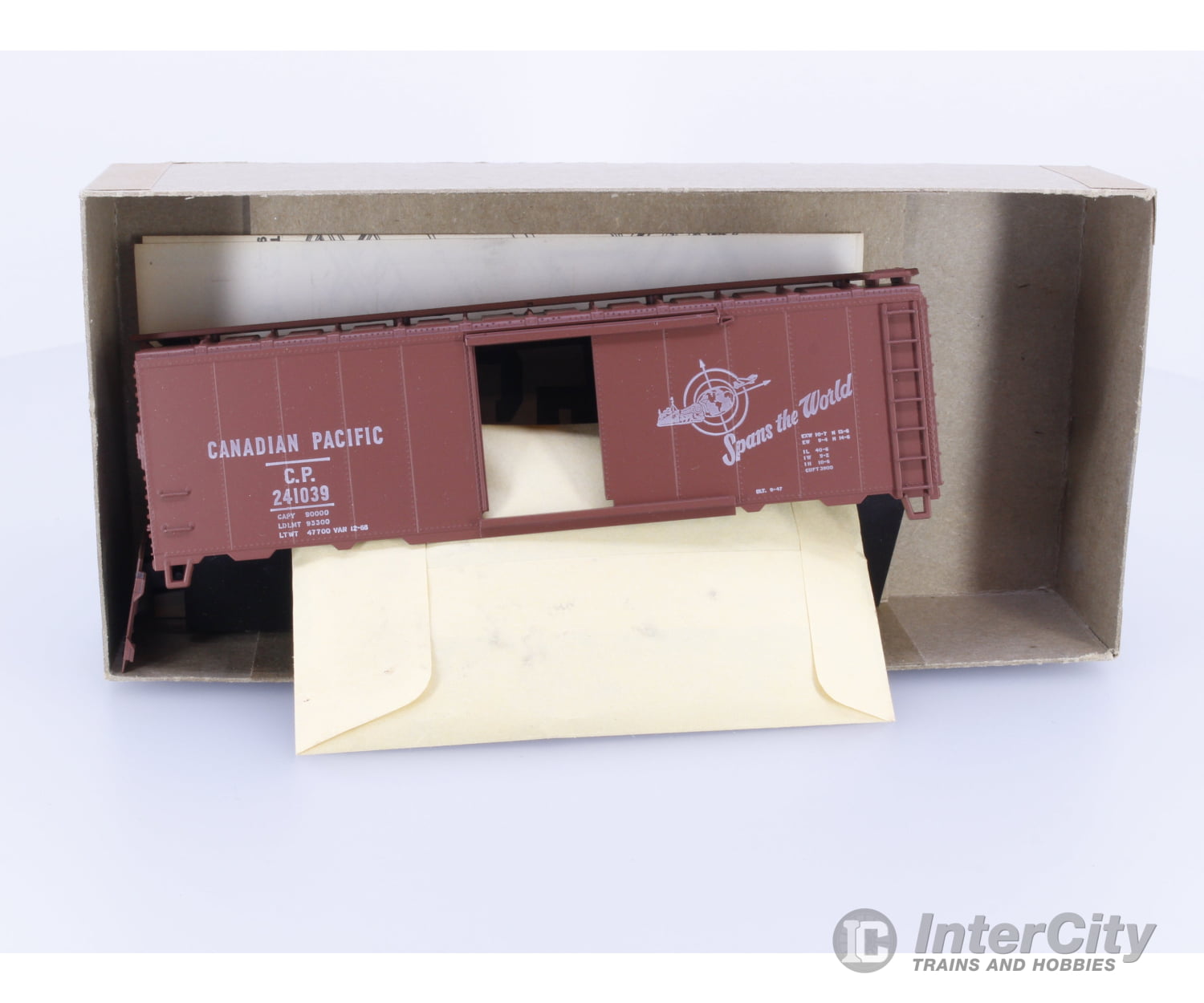 Athearn 5005 HO 40’ Boxcar Kit Canadian Pacific (CP) 241039 Freight Cars