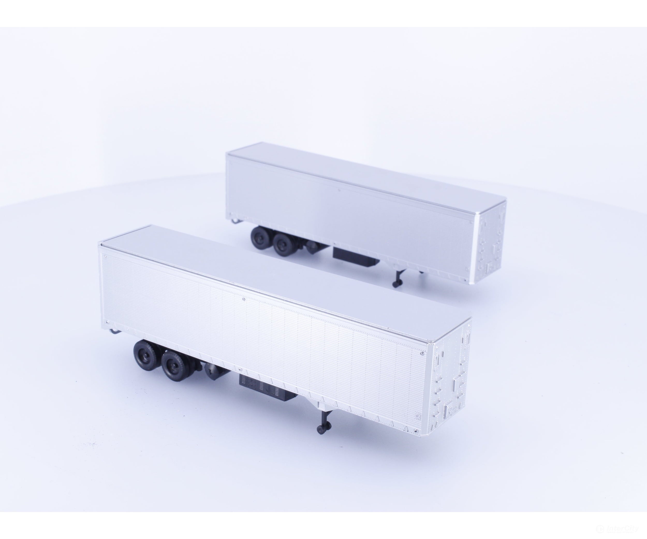 Athearn 5151 HO 40’ Piggy Back Trailers Box of 2 Undecorated - Vehicles