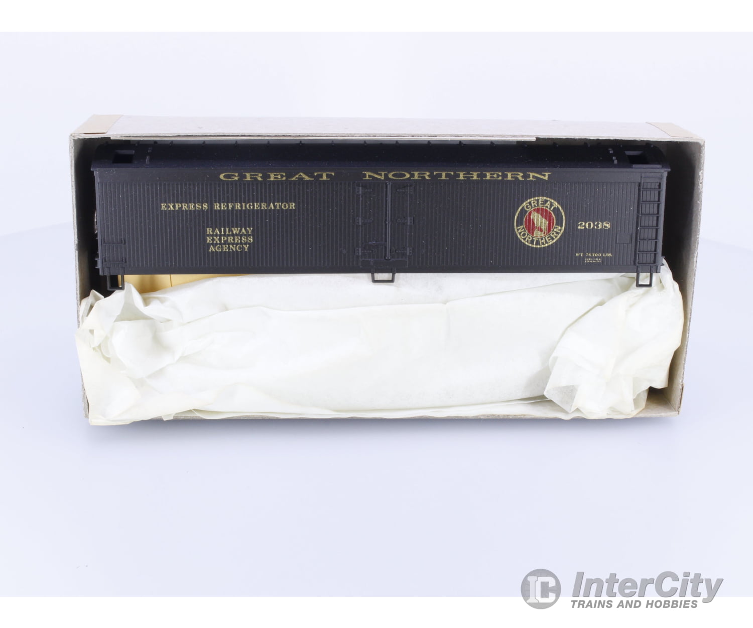 Athearn 5332 HO 50’ Express Reefer Kit Great Northern (GN) 2038 Freight Cars