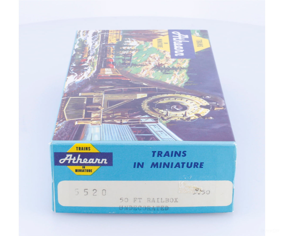 Athearn 5520 HO 50’ Railbox Box Car Kit Undecorated - Freight Cars