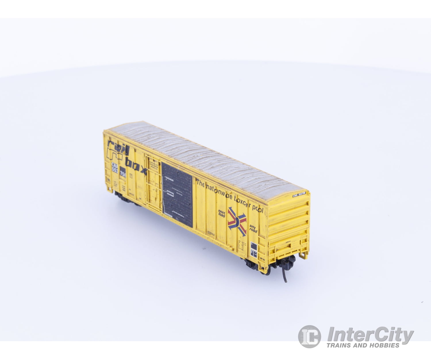 Athearn 553756 N 50’ Combination Door Boxcar Ex-CNA Railbox (RBOX) 553756 Freight Cars
