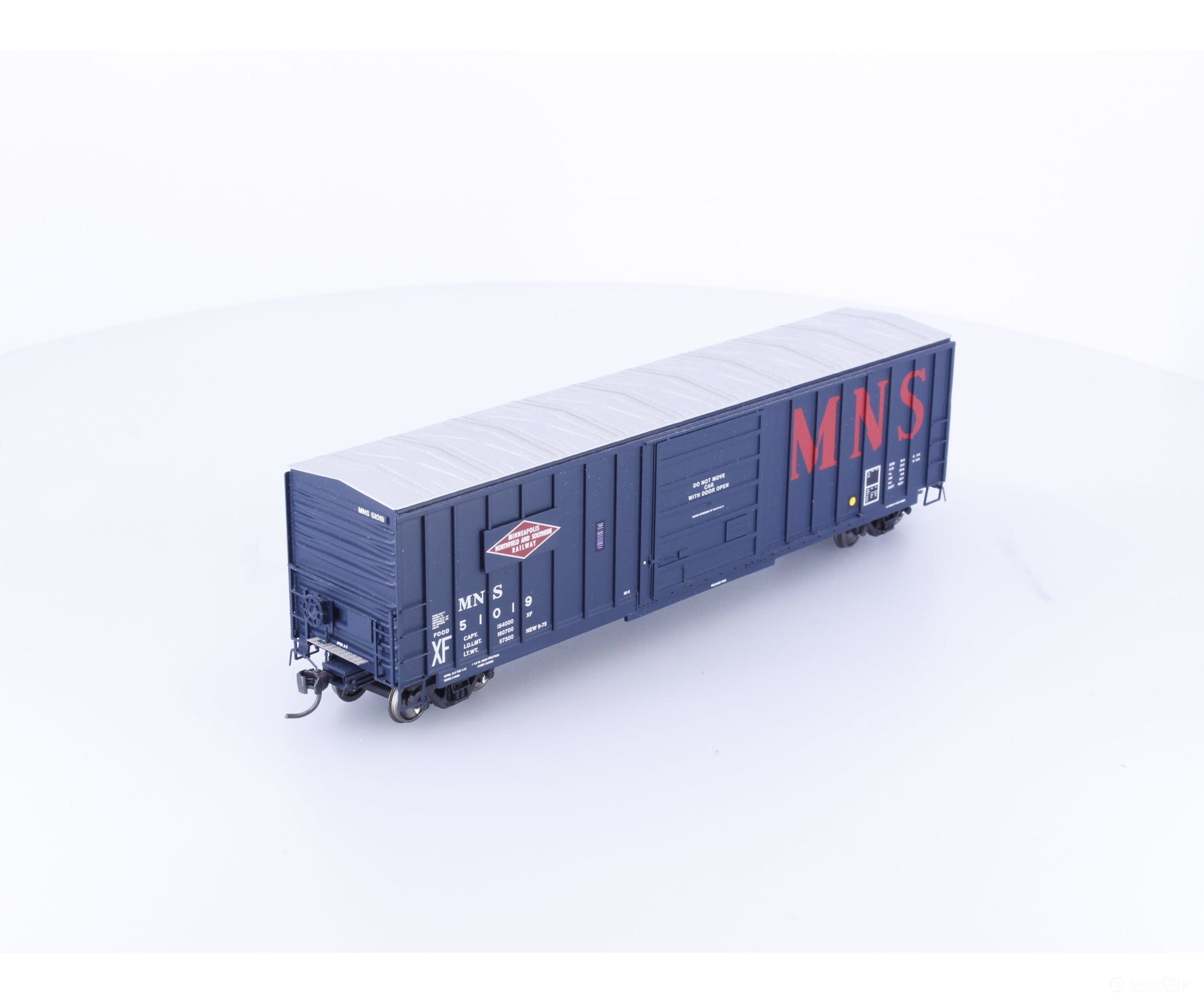 Athearn 5819 HO 50’ PS 5344 Single Door Boxcar Minneapolis Northfield & Southern (MNS) 51019 - Freight Cars