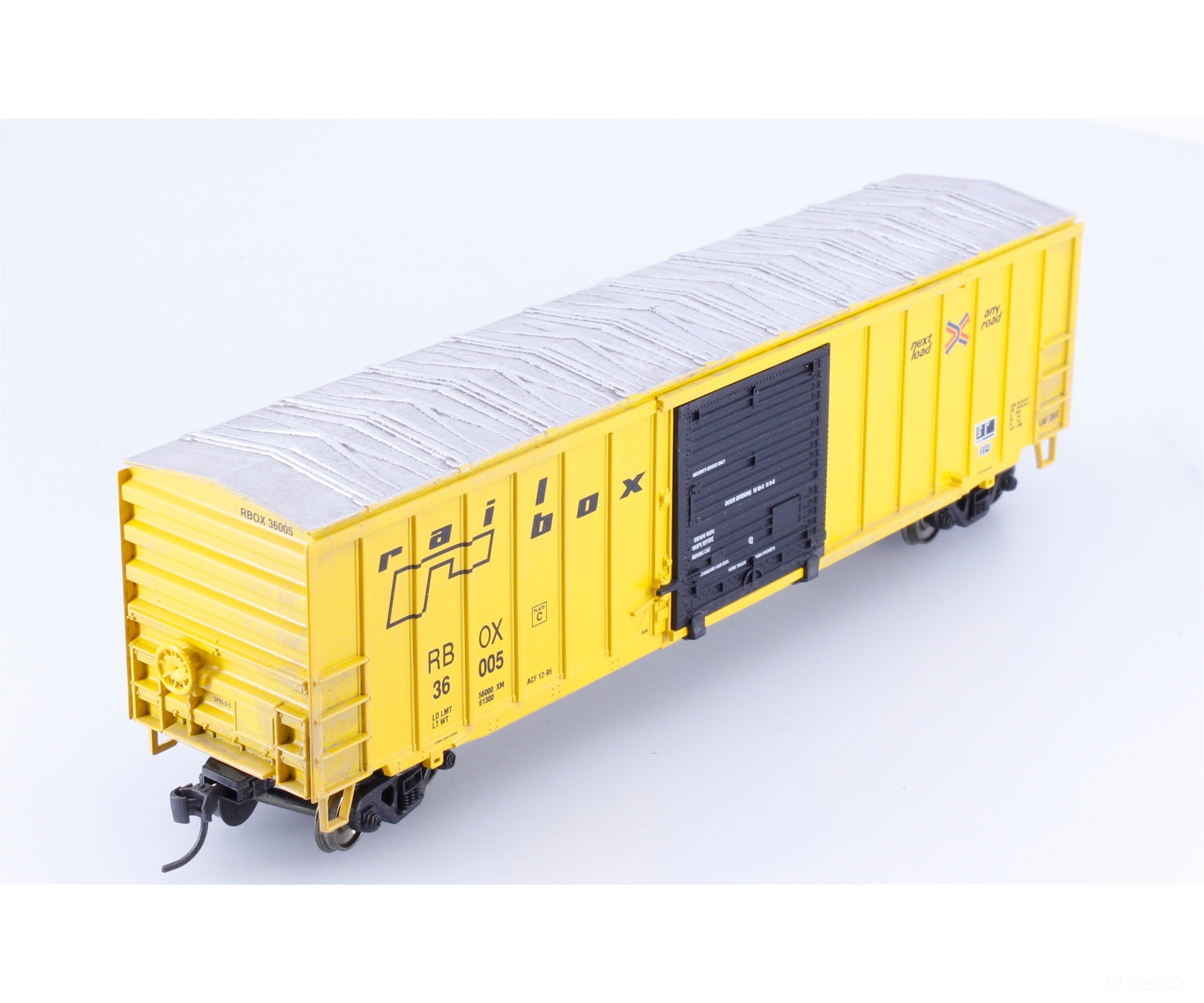 Athearn 7050 HO 50’ Single Door Box Car Railbox (RBOX) 36005 - Freight Cars