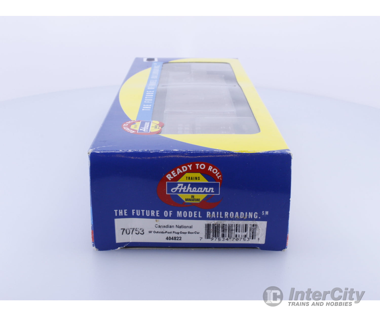 Athearn 70753 HO 50’ PLUG & SLIDING DOOR BOX CAR Canadian National (CN) 404822 Freight Cars