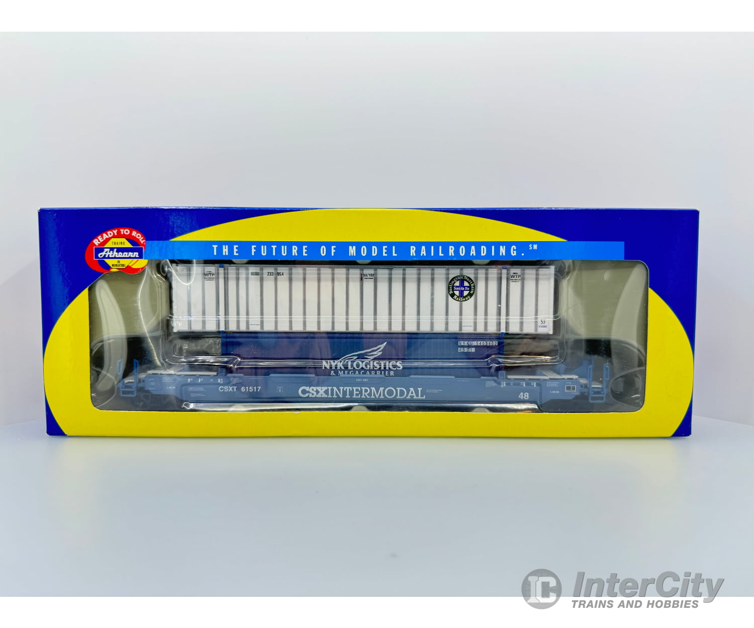 Athearn 7262 Ho Husky Stack Single Csx (Csx) 61517 Freight Cars