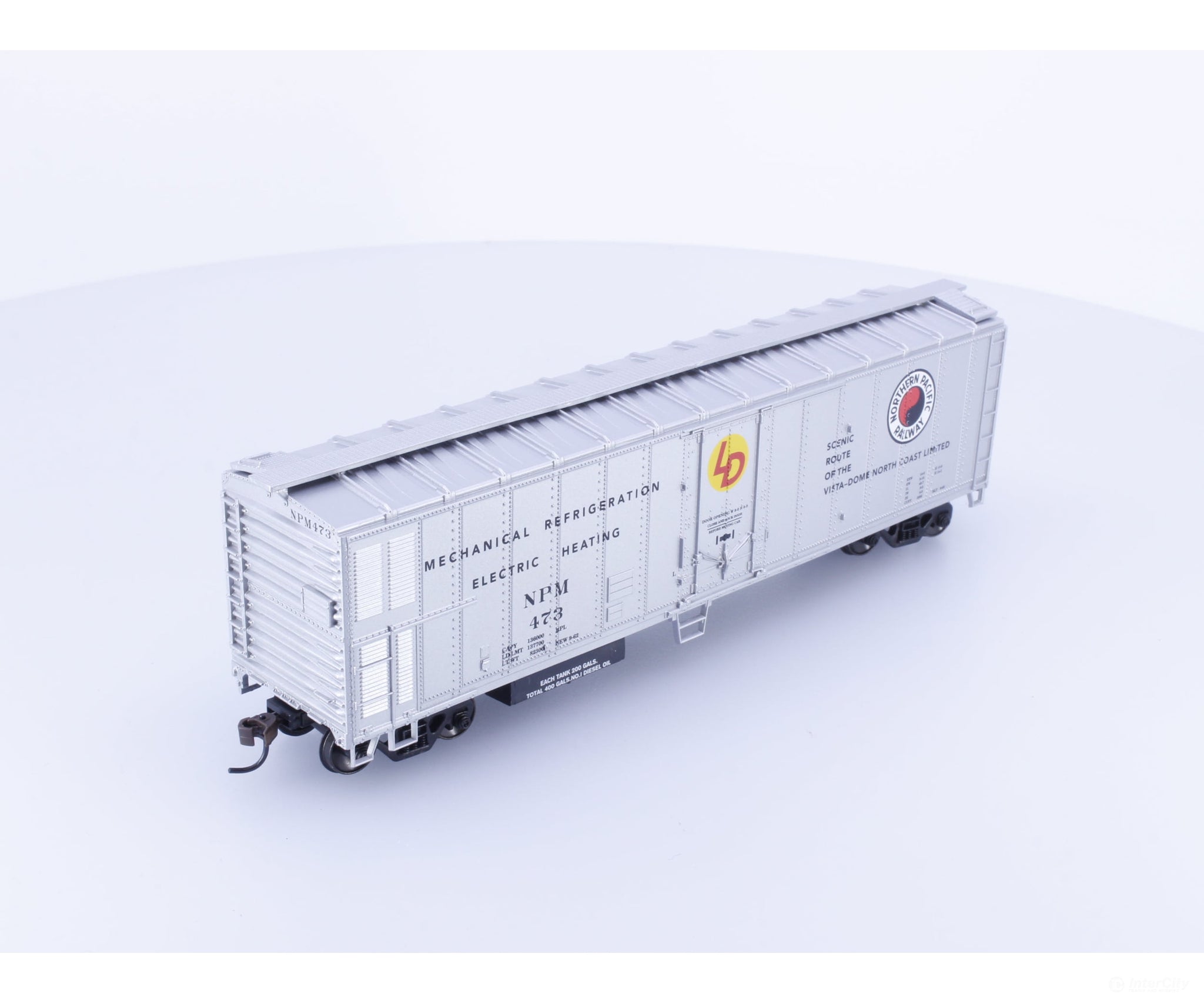 Athearn 7551 HO 50’ Smooth Side Reefer Northern Pacific (NP) 473 Freight Cars