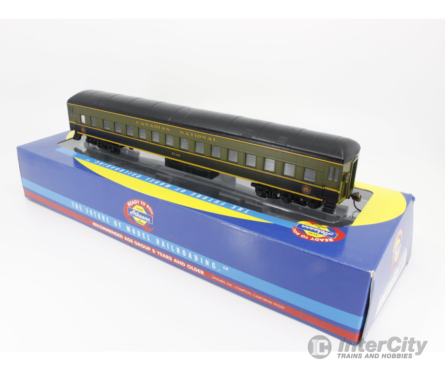 Athearn 7814 Ho Round Roof Coach Passenger Car Canadian National (Cn) 5146 Cars