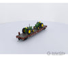 Athearn 81269 Ho 50’ Flat W.2 John Deere Tractors Milwaukee Road (Milw) 65732 Freight Cars