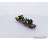 Athearn 81269 Ho 50’ Flat W.2 John Deere Tractors Milwaukee Road (Milw) 65732 Freight Cars