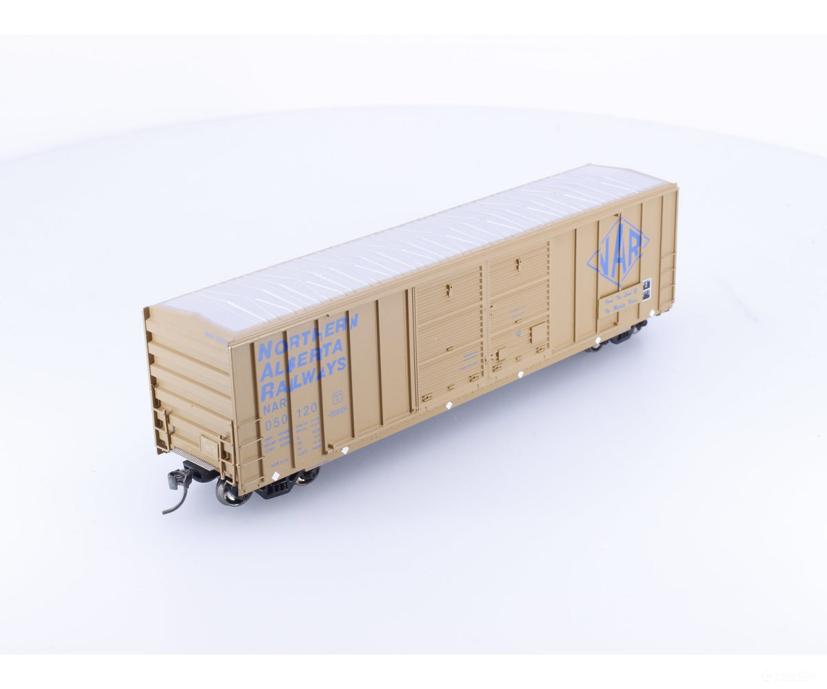 Athearn 87372 HO 50’ FMC Centered Double Door Box Car Northern Alberta Railway (NAR) 050120 - Freight Cars