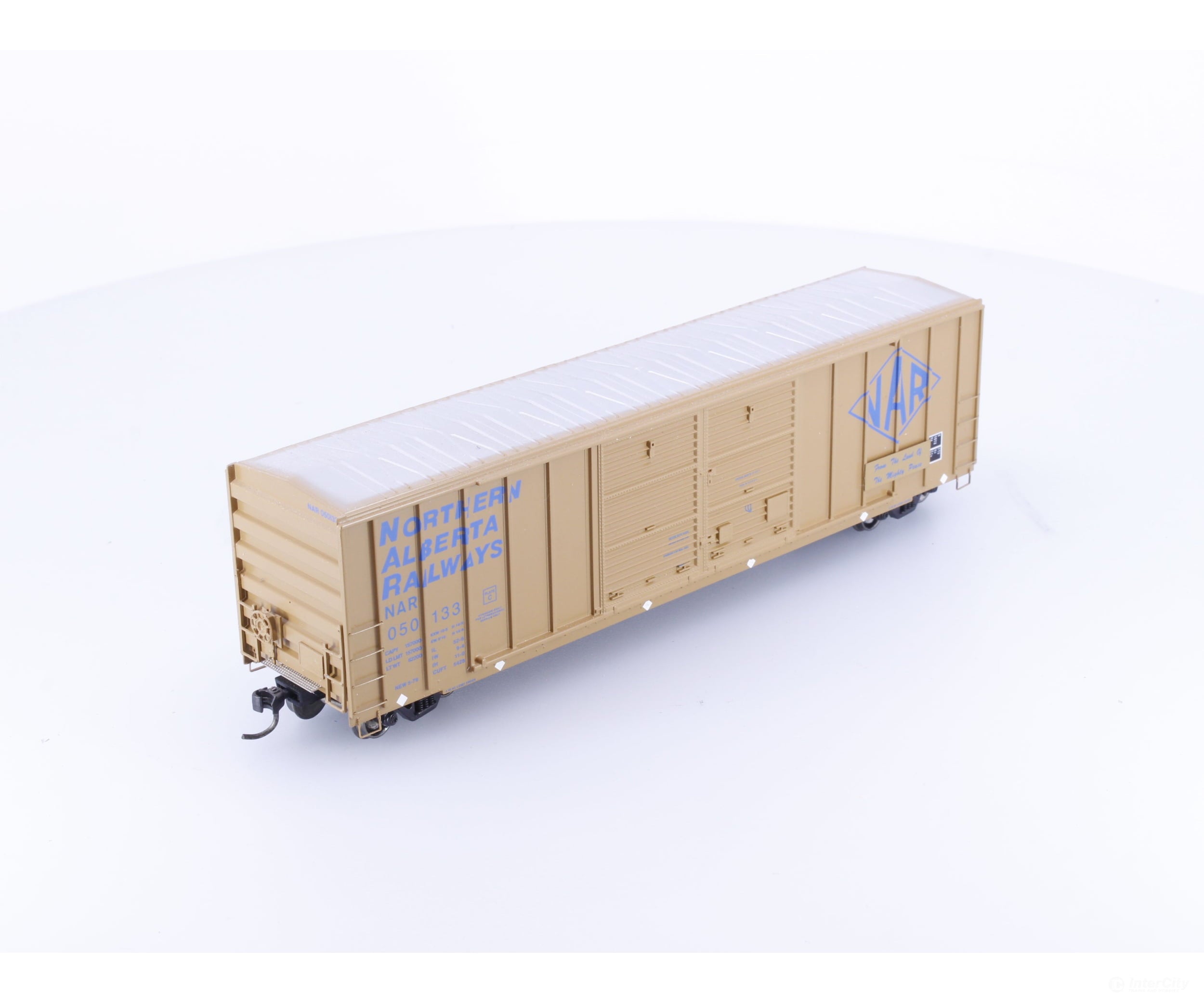 Athearn 87373 HO 50’ FMC Centered Double Door Boxcar Northern Alberta Railway (NAR) 050133 - Freight Cars