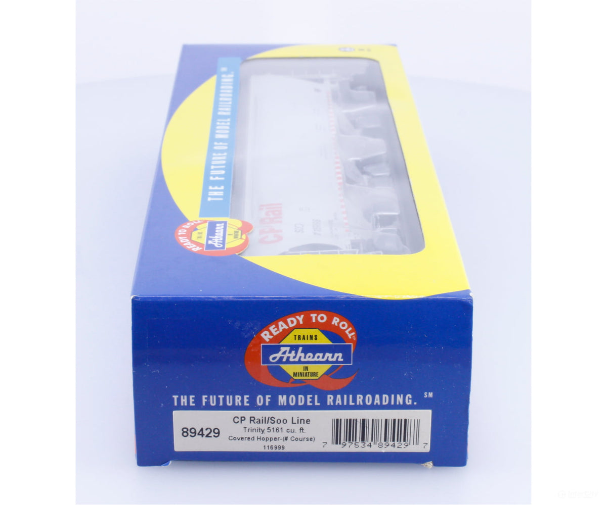 Athearn 89429 HO 3 Bay Covered Hopper Car (SOO) Canadian Pacific (CP) 116999 - Freight Cars