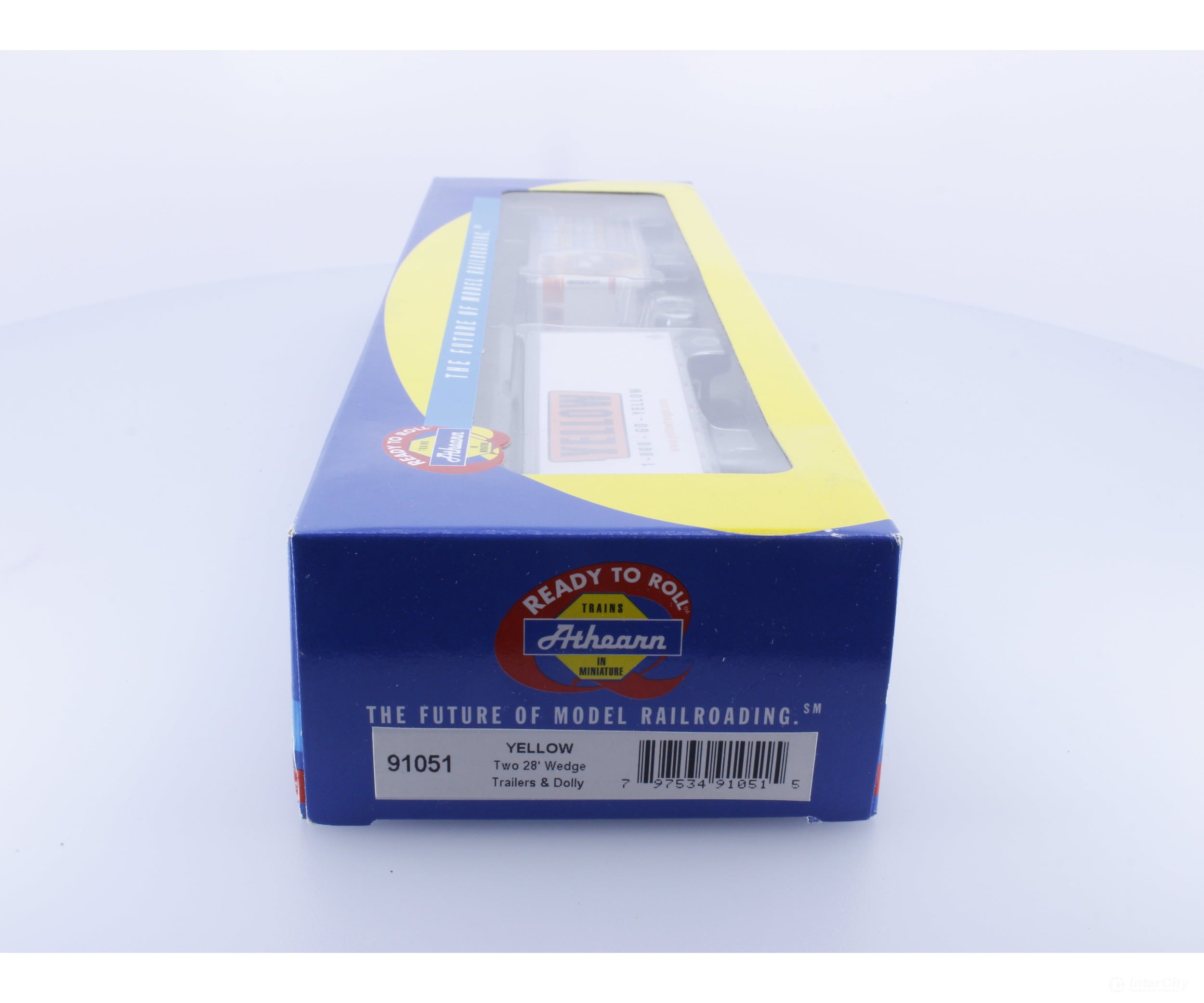 Athearn 91051 Ho Two 28’ Wedge Trailers & Dolly Na Freight Loads Containers