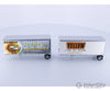 Athearn 91051 Ho Two 28’ Wedge Trailers & Dolly Na Freight Loads Containers