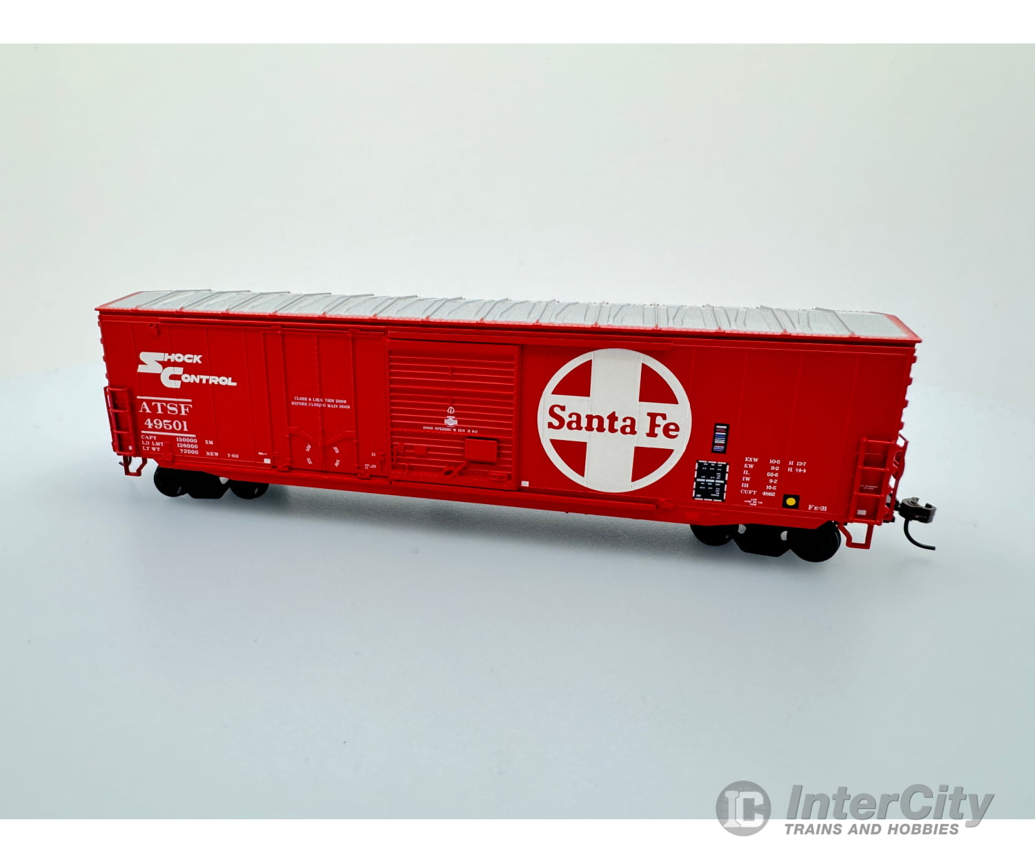 Athearn 91201 Ho 50’Ft Combination Door Boxcar Santa Fe (Sf) 49501 Freight Cars