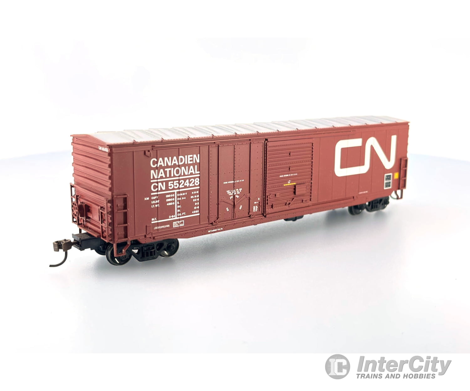 Athearn 91208 Ho 50Ft Combination Door Boxcar Canadian National (Cn) 552428 Freight Cars