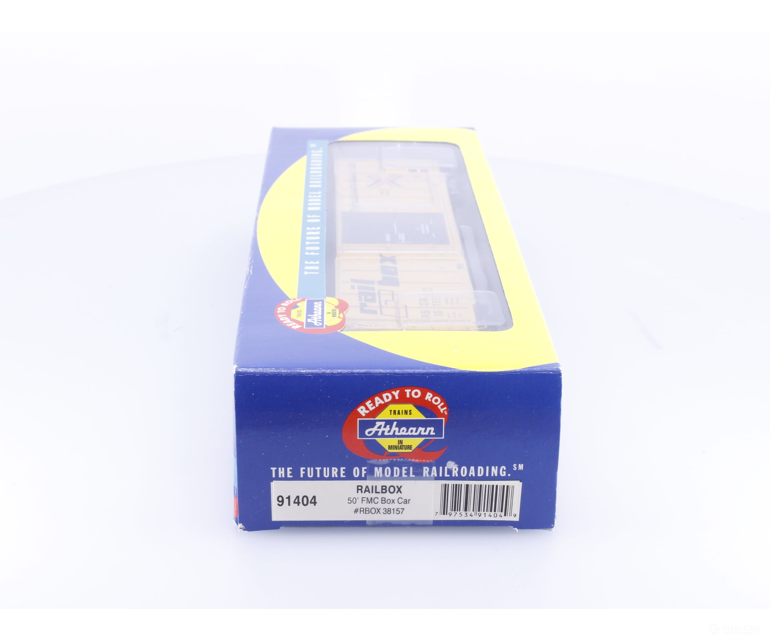 Athearn 91404 HO 50’ FMC Single Door Boxcar Railbox (RBOX) 38157 - Freight Cars