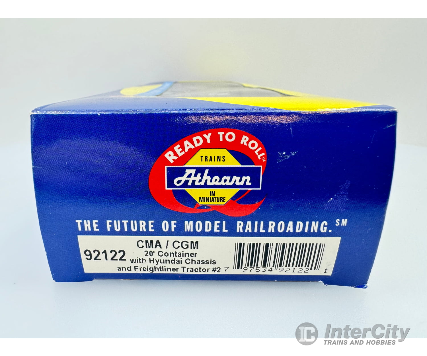 Athearn 92122 Ho 20Ft Container W. Hyundai Chassis Cars & Trucks