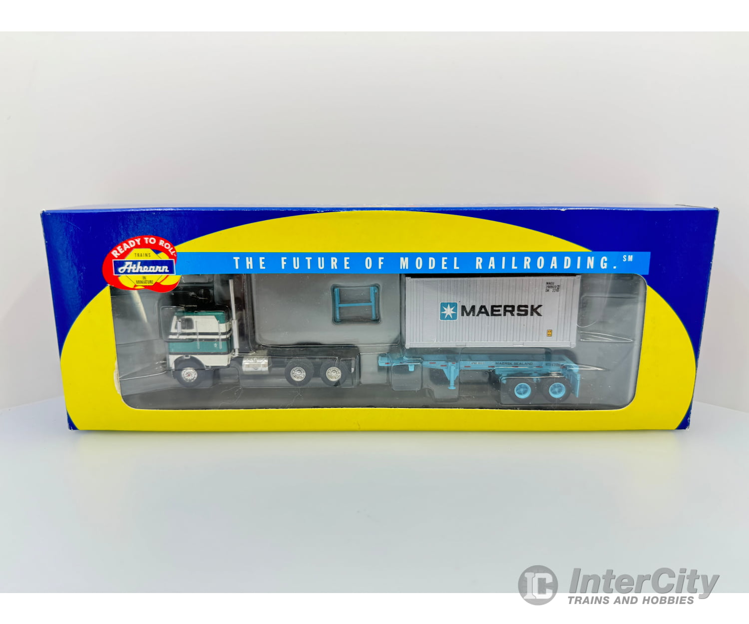 Athearn 92123 Ho Maersk Sealand 20Ft Container W. Chassis Cars & Trucks