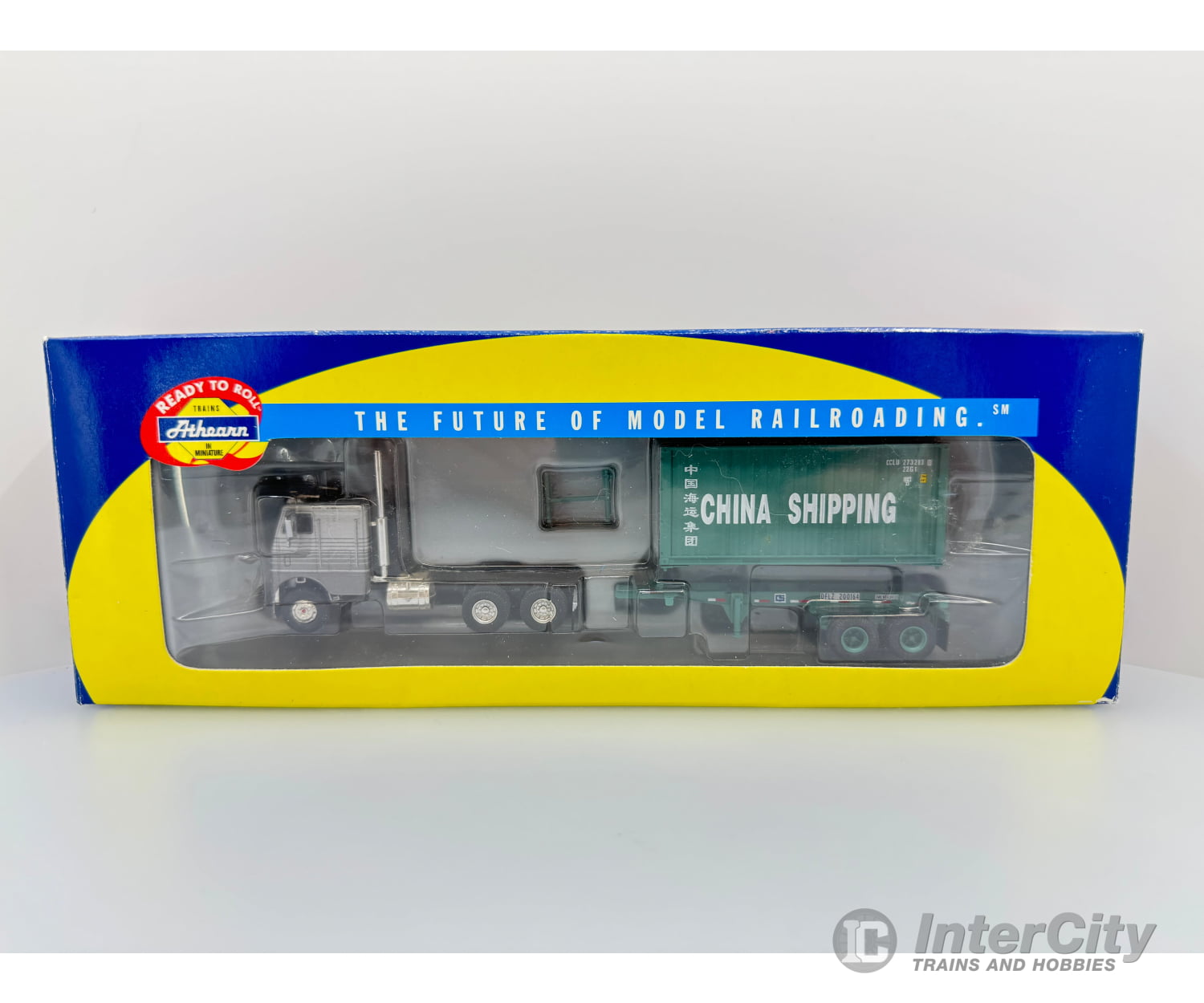 Athearn 92133 Ho China Shipping 20Ft Container W. Chassis Cars & Trucks