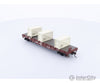 Athearn 92175 HO 40’ Flat with Crates Canadian National (CN) 651833 Freight Cars