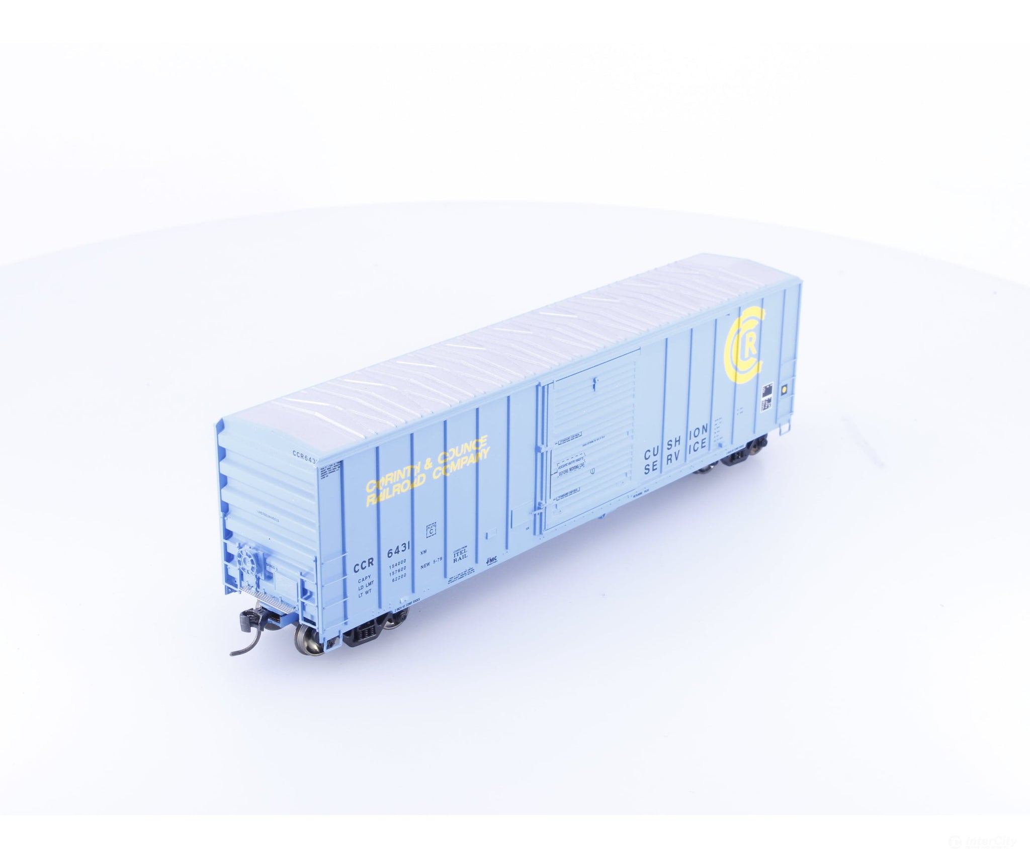 Athearn 92525 HO 50’ FMC Single Door Boxcar Corinth & Counce (CCR) 6431 - Freight Cars