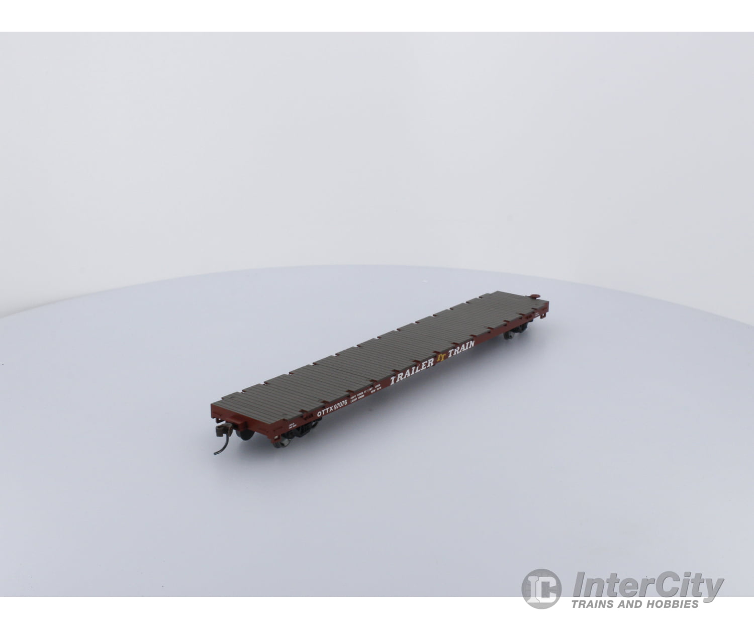 Athearn 92692 Ho 60Ft Flat Car Trailer Train Ttx Corp. (Ttx) 97076 Freight Cars