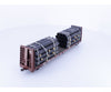 Athearn 92708 HO 60’ Bulkhead Flatcar with Pipe Load St Louis Southwestern (SLSW/SSW) 88168 - Freight Cars
