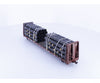Athearn 92708 HO 60’ Bulkhead Flatcar with Pipe Load St Louis Southwestern (SLSW/SSW) 88168 - Freight Cars