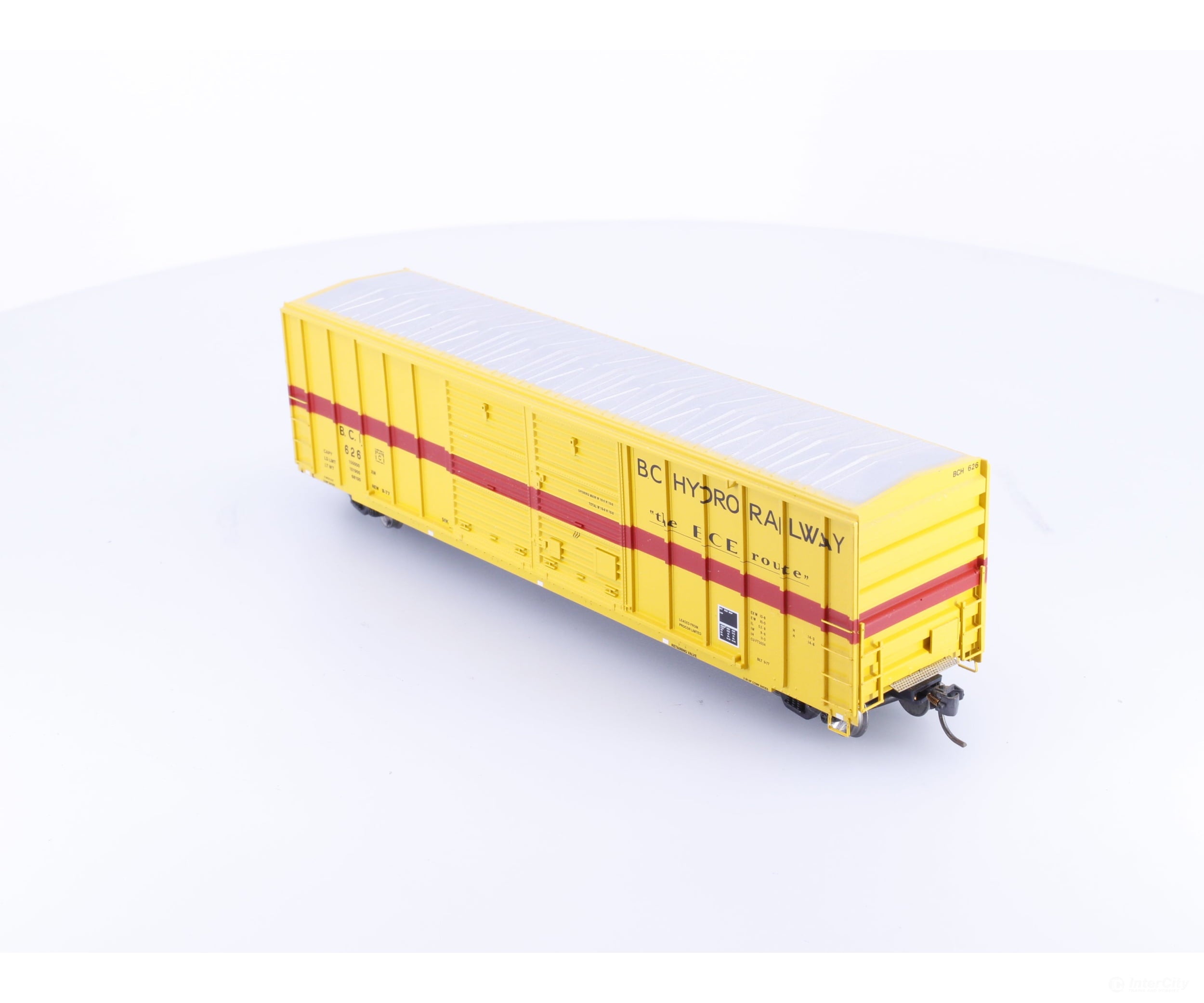 Athearn 92852 HO 50’ FMC Double Door Boxcar BC Hydro (BCH) 626 - Freight Cars