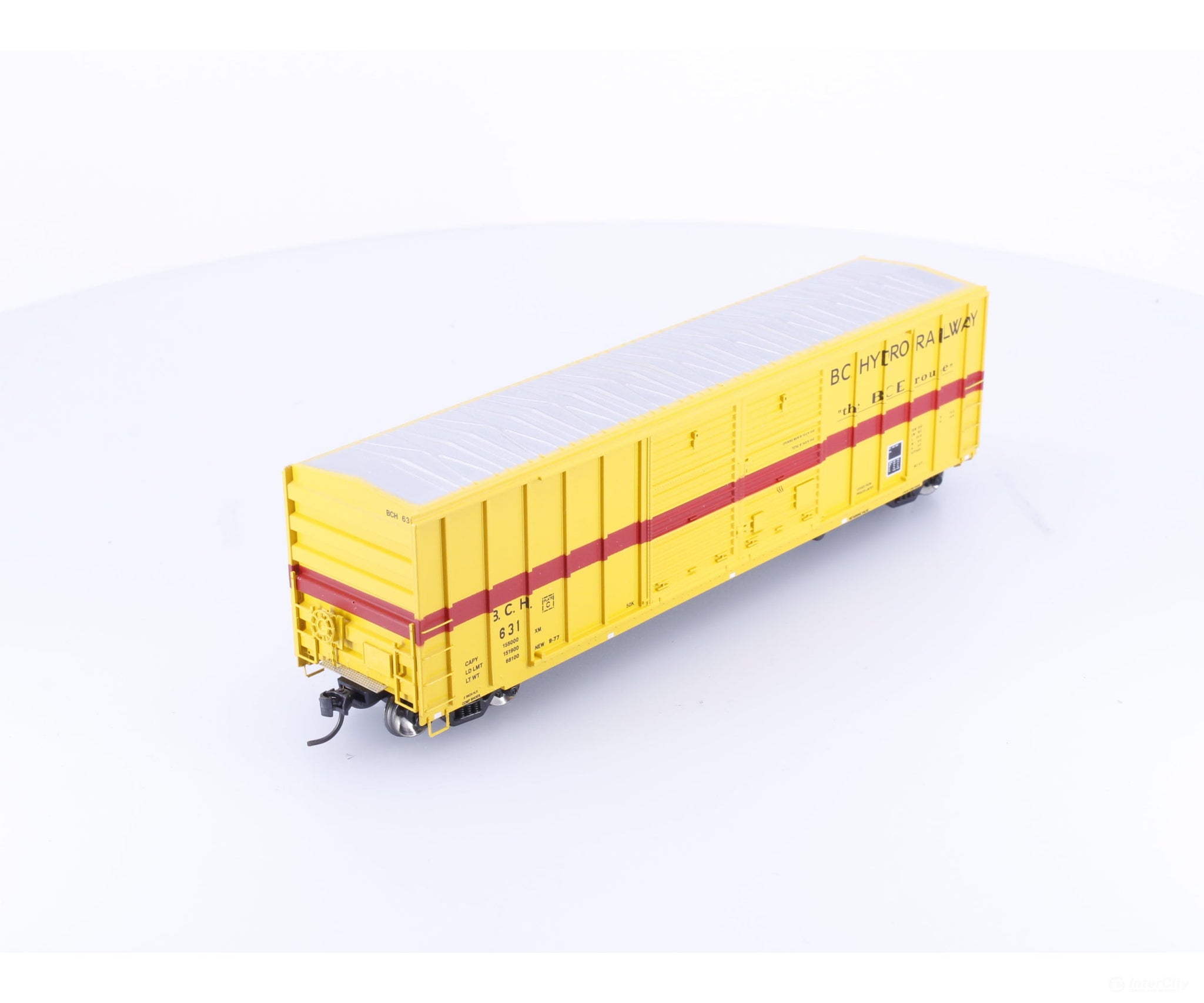 Athearn 92853 HO 50’ FMC Double Door Boxcar BC Hydro (BCH) 631 #1 - Freight Cars