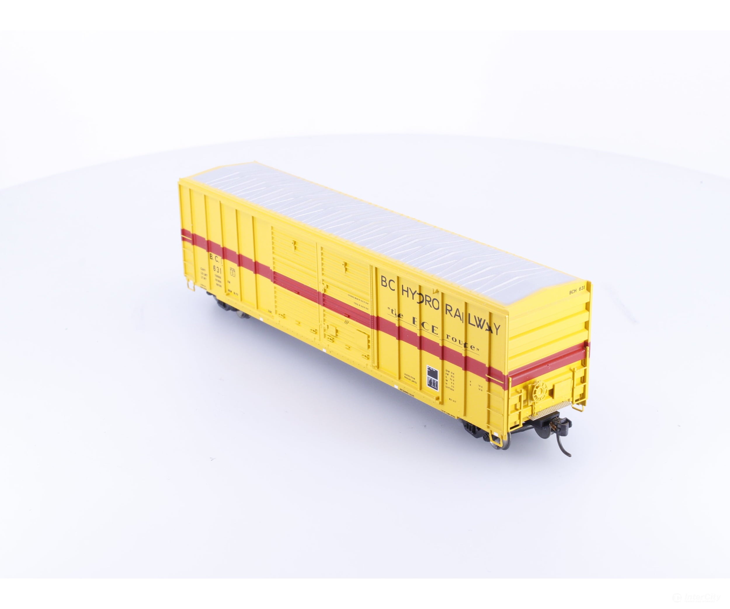 Athearn 92853 HO 50’ FMC Double Door Boxcar BC Hydro (BCH) 631 #1 - Freight Cars