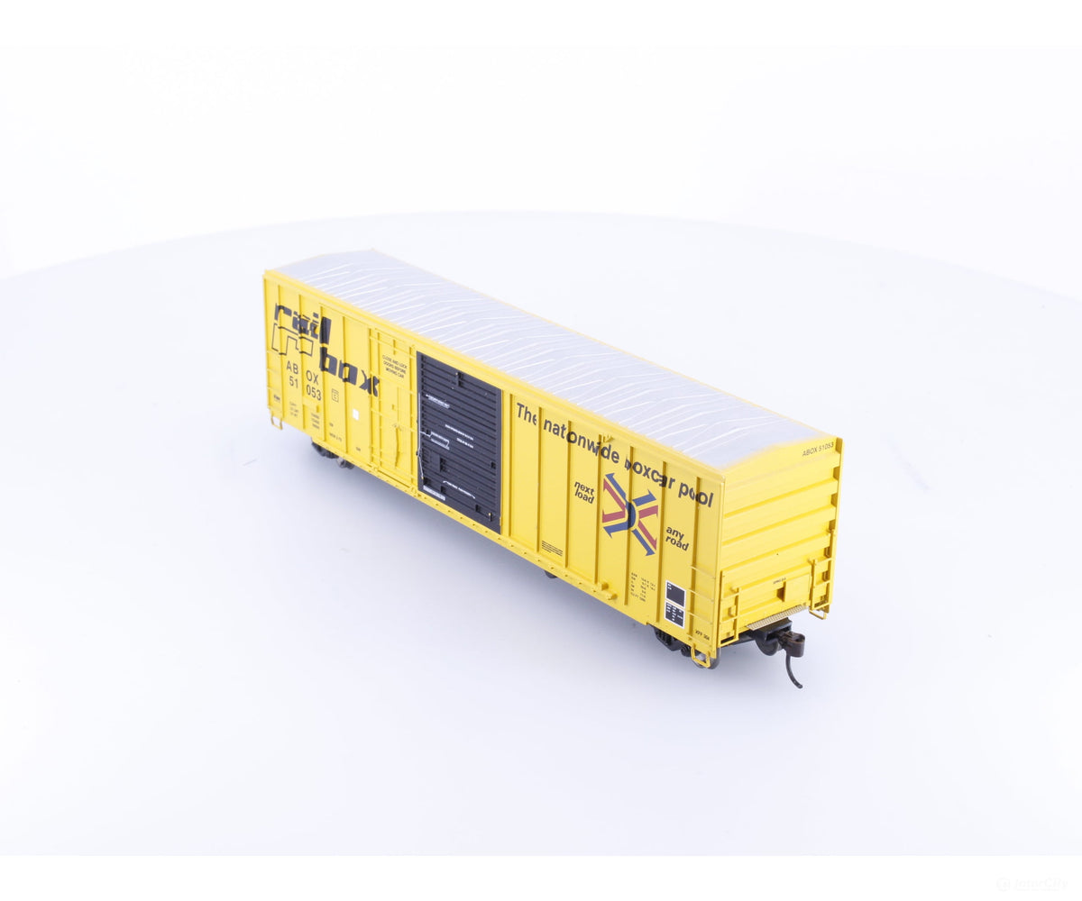 Athearn 92868 HO 50’ FMC Exterior Post Combination Door Boxcar Railbox (RBOX) 51053 - Freight Cars
