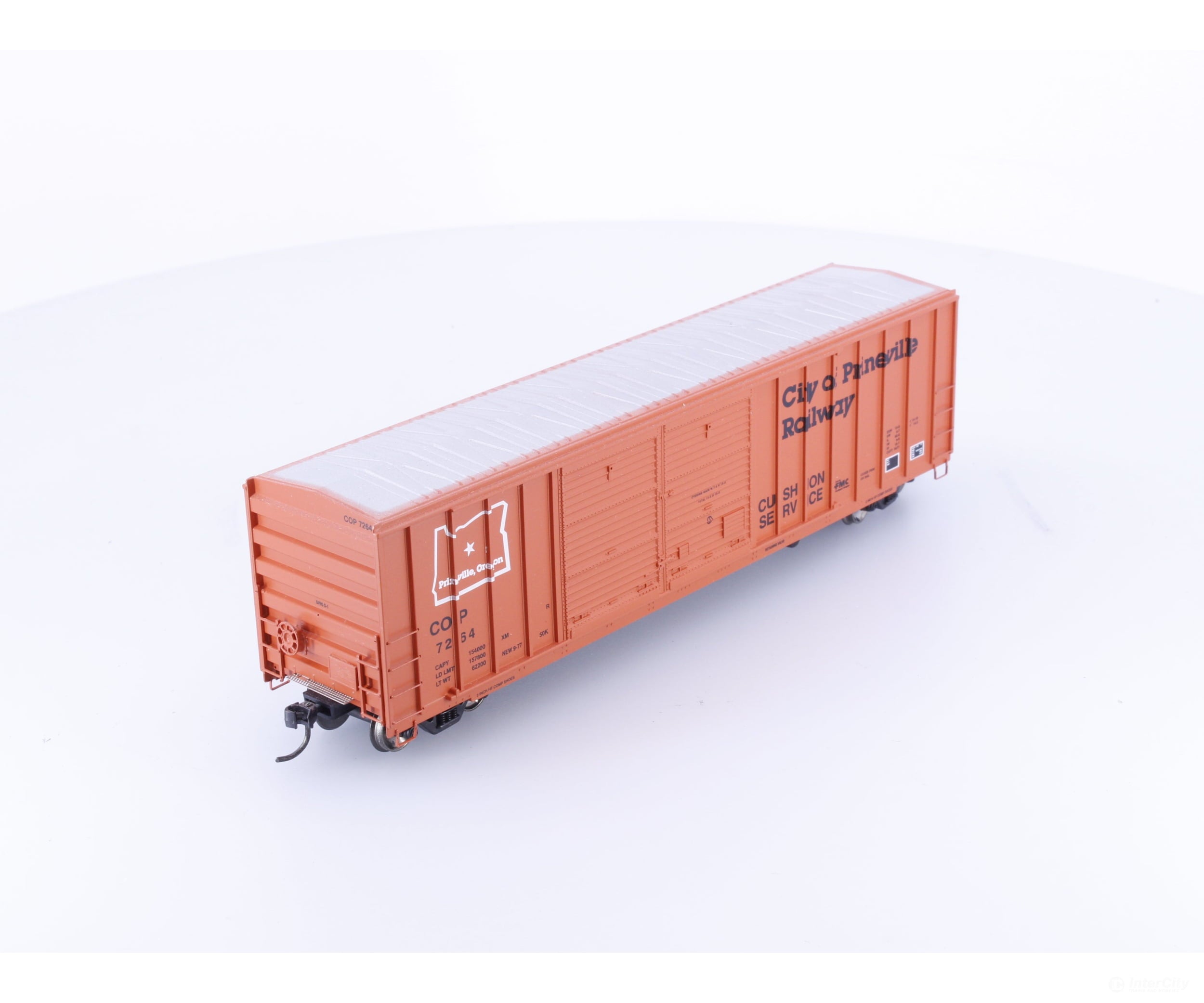 Athearn 92921 HO 50’ FMC Offset Double Door Boxcar City of Prineville (COP) 7264 - Freight Cars