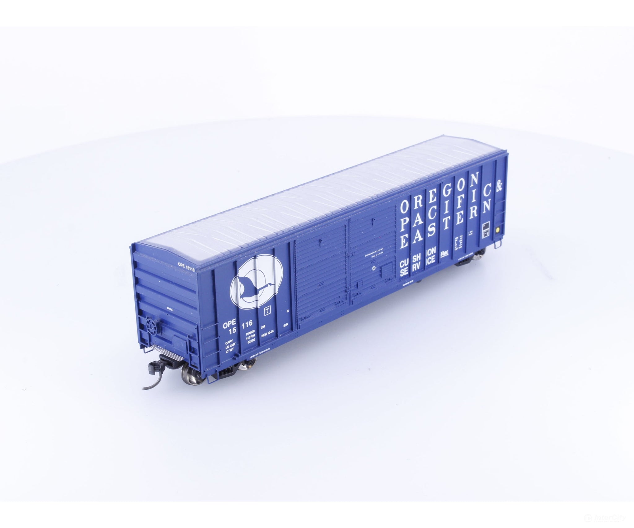 Athearn 92923 HO 50’ FMC Offset Double Door Boxcar Oregon Pacific & Eastern (OPE) 15116 - Freight Cars