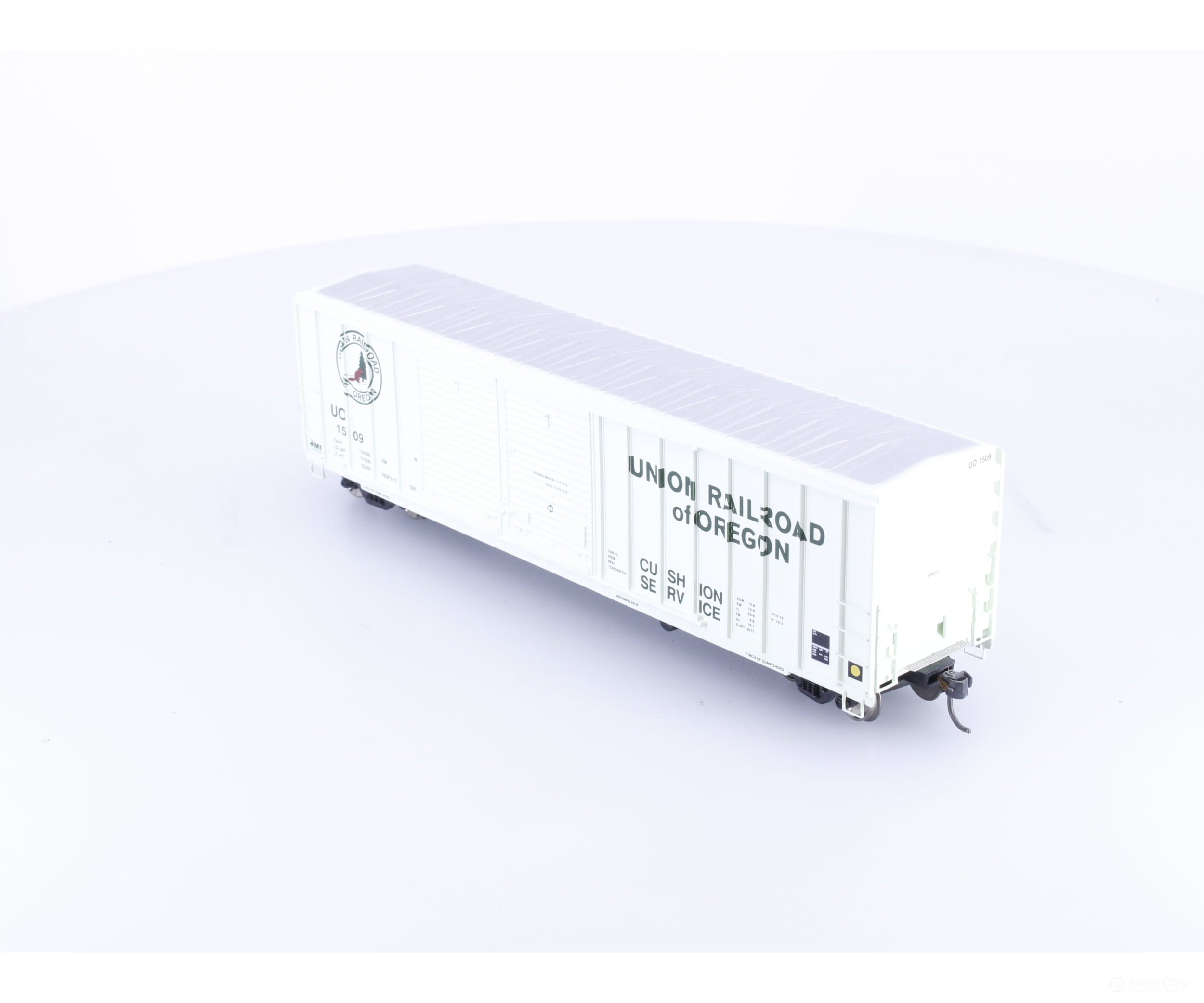 Athearn 92929 HO 50’ FMC Offset Double Door Boxcar Union Railroad of Oregon (UO) 1509 - Freight Cars