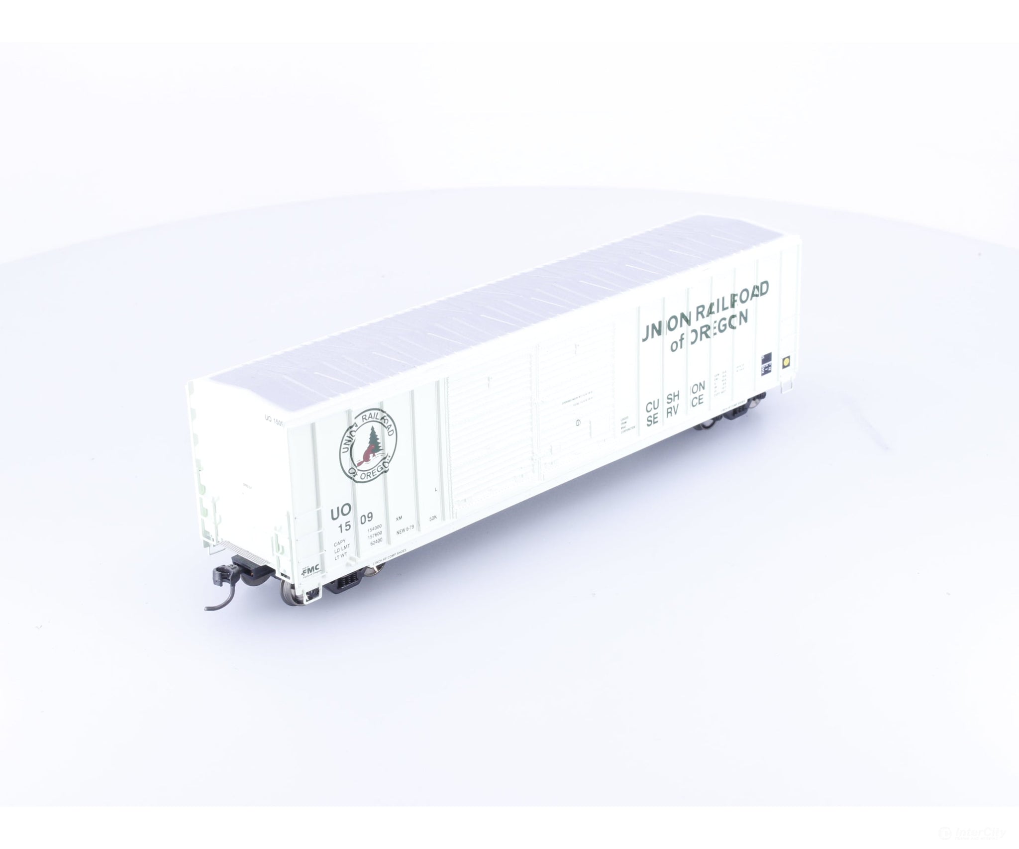 Athearn 92929 HO 50’ FMC Offset Double Door Boxcar Union Railroad of Oregon (UO) 1509 - Freight Cars