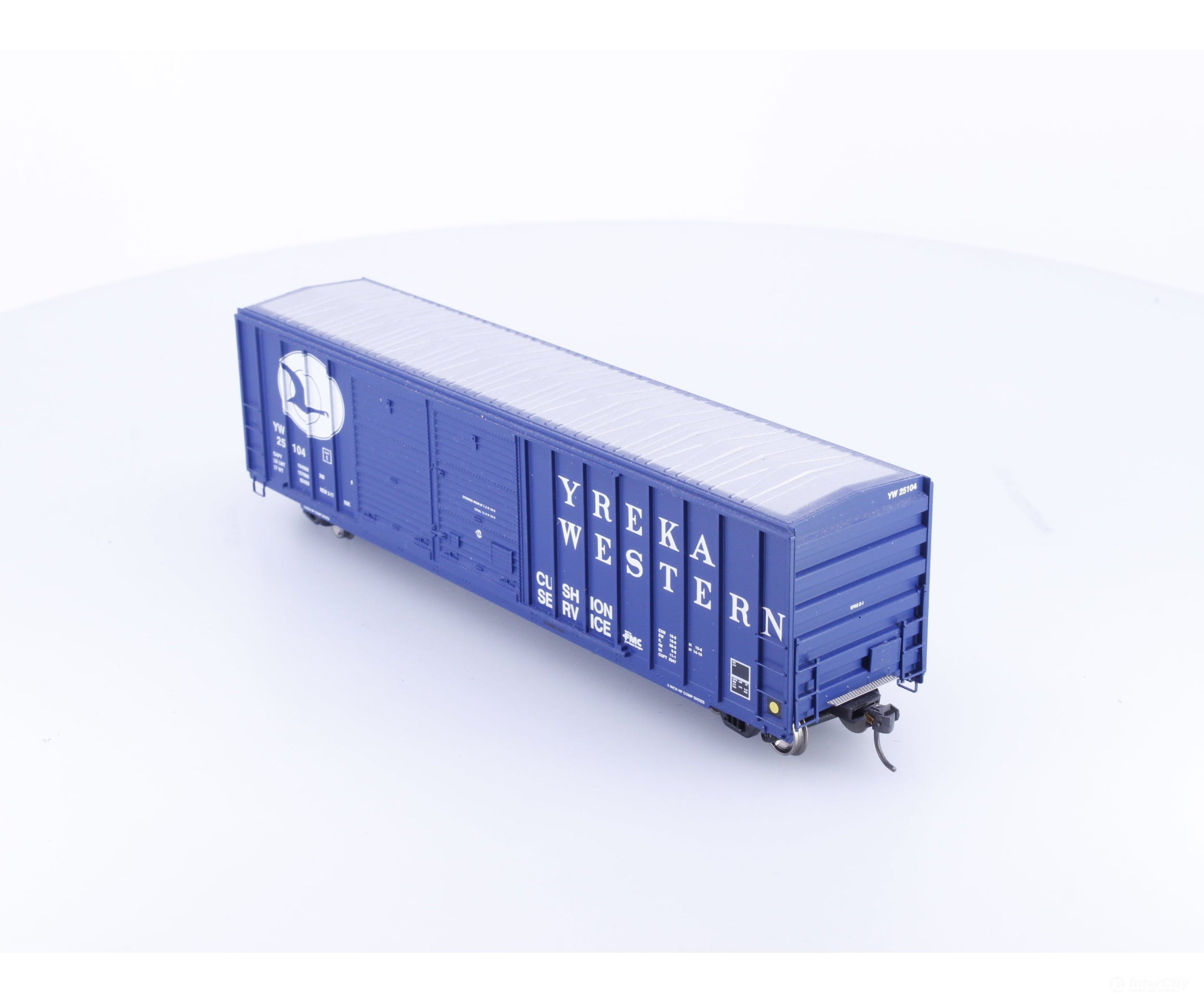 Athearn 92931 HO 50’ FMC Offset Double Door Boxcar Yreka Western (YW) 25104 - Freight Cars