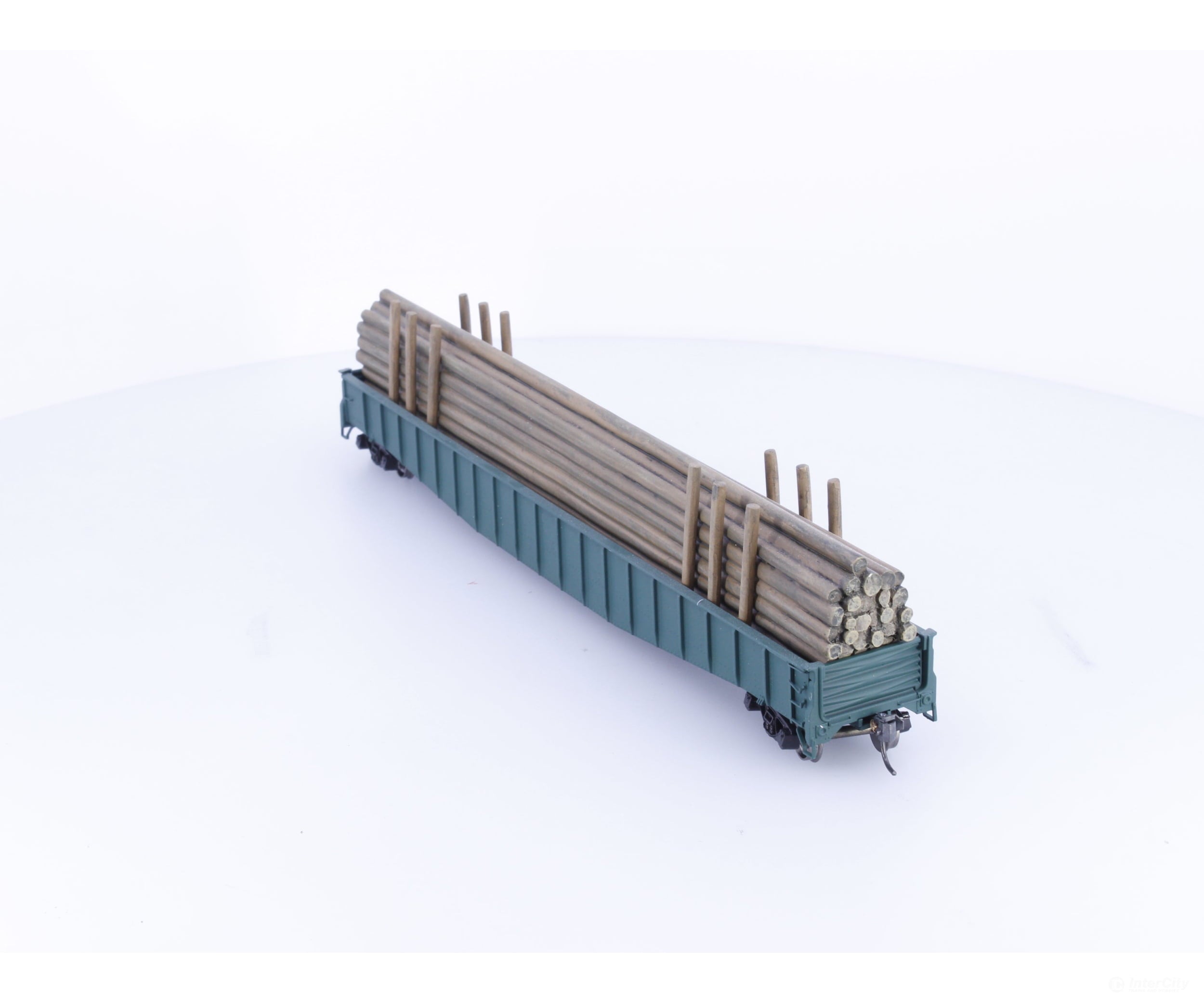 Athearn 93666 HO 65’ Mill Gondola with Lumber Load #2 Undecorated - Freight Cars