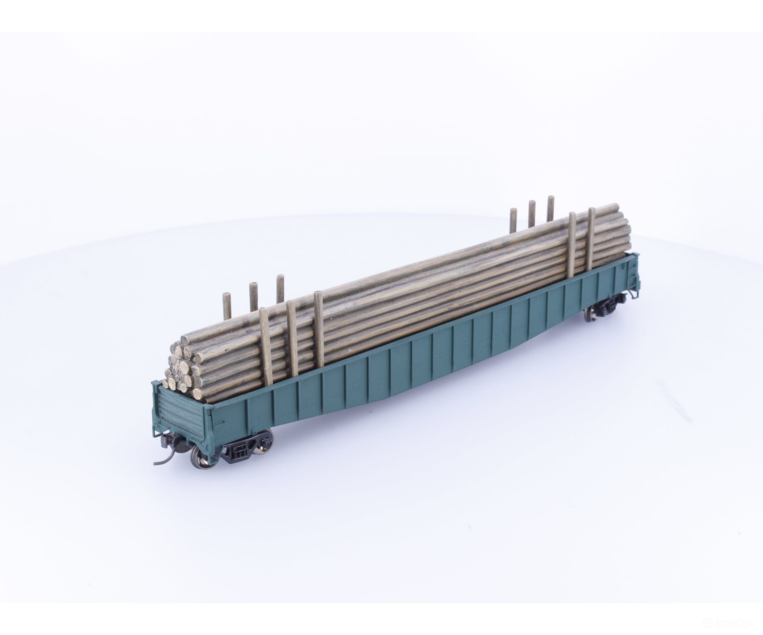 Athearn 93666 HO 65’ Mill Gondola with Lumber Load Undecorated - Freight Cars