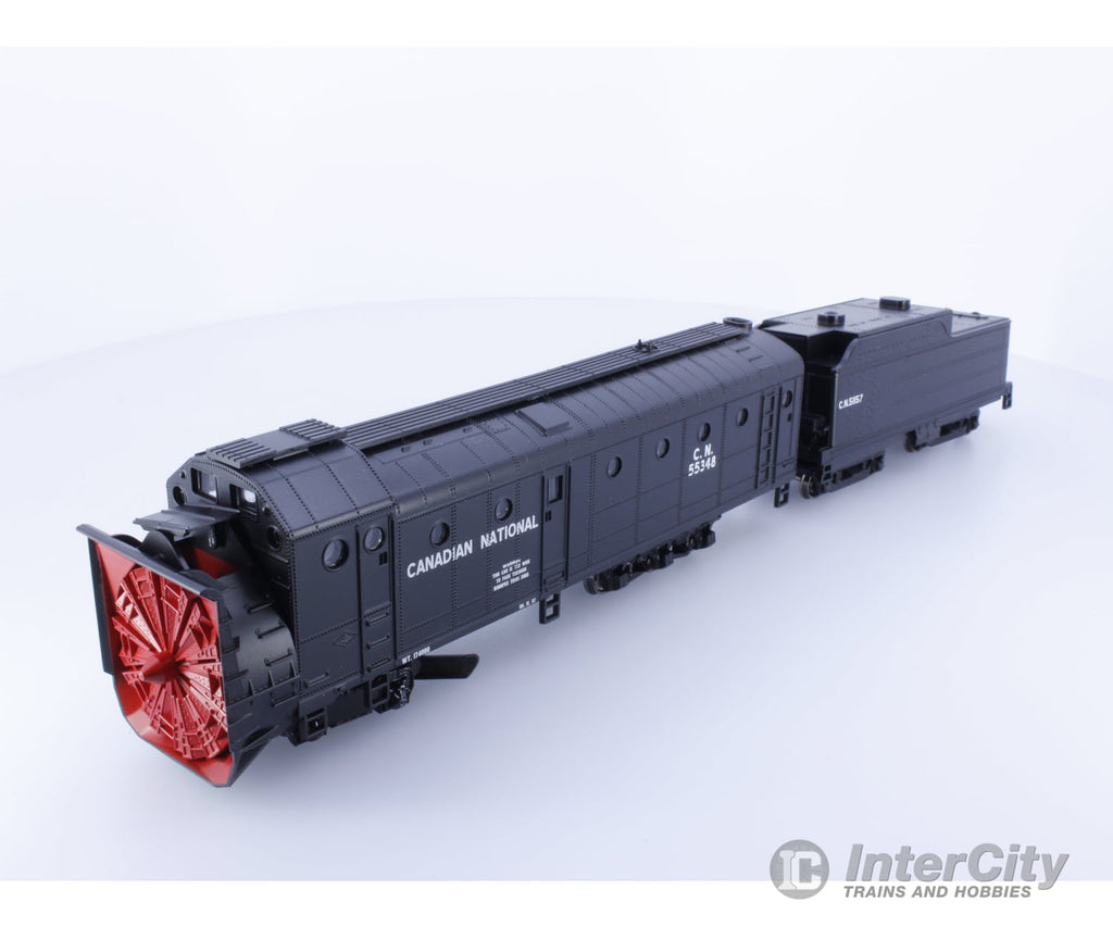 Athearn 93807 Ho Rotary Snow Plow And Tender Canadian National (Cn) 55348 Freight Cars