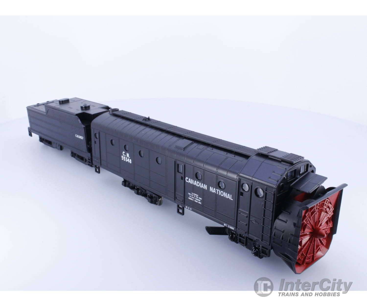 Athearn 93807 Ho Rotary Snow Plow And Tender Canadian National (Cn) 55348 Freight Cars