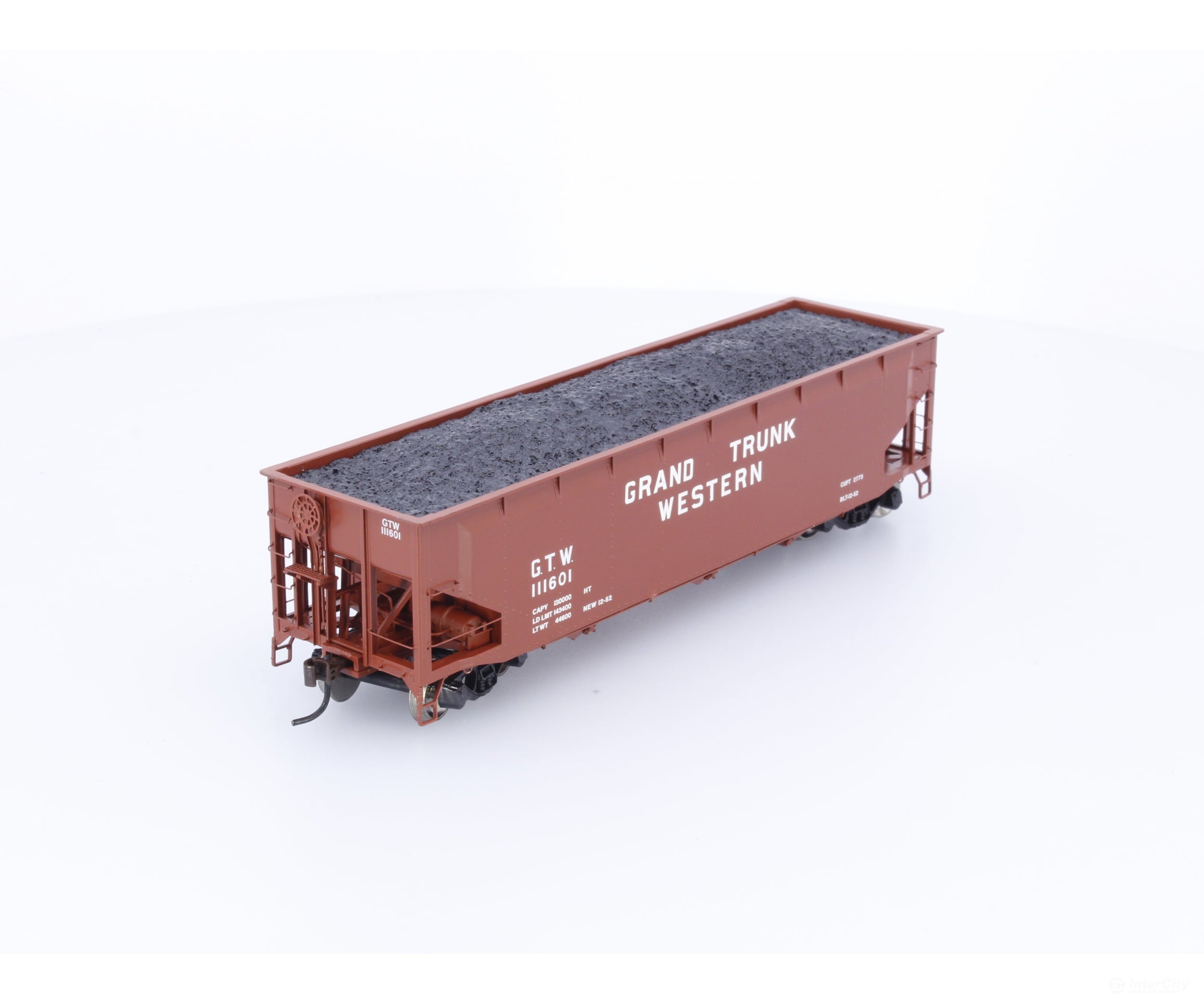 Athearn 95675 HO 40’ 3 Bay Offset Hopper Grand Trunk Western (GTW) 111601 Freight Cars