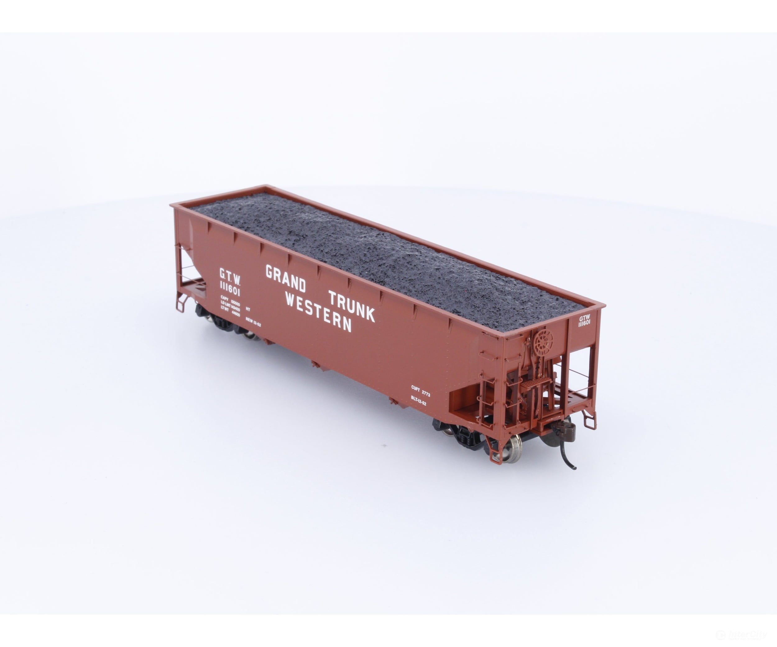 Athearn 95675 HO 40’ 3 Bay Offset Hopper Grand Trunk Western (GTW) 111601 Freight Cars