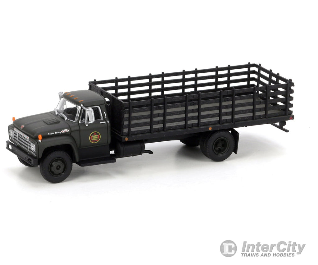 Athearn 96818 Ho Ford F-850 Vans Black Series With Stake Body Cn Cars & Trucks