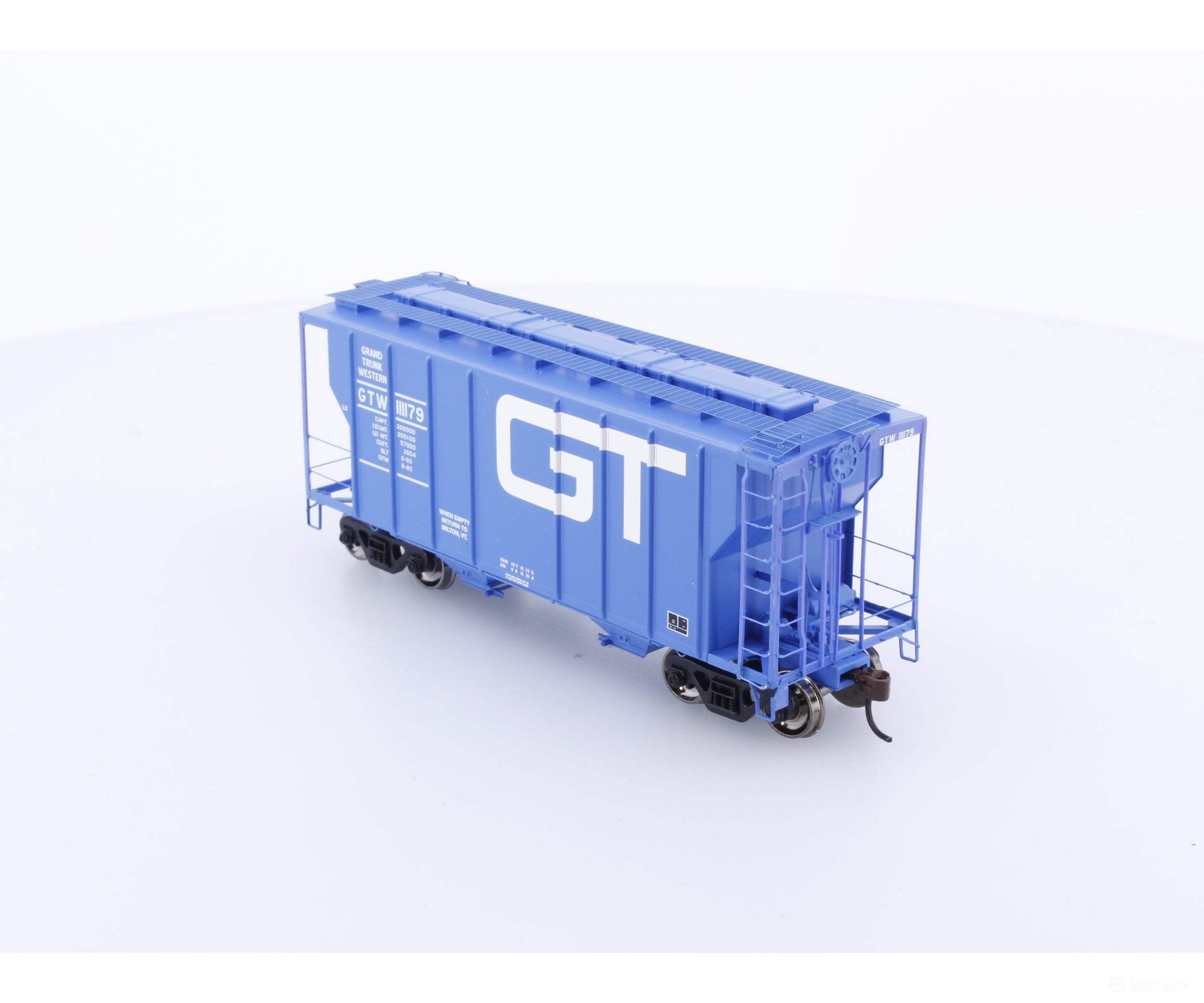 Athearn 97314 HO PS 2600 Covered Hopper Grand Trunk Western (GTW) 111179 Freight Cars