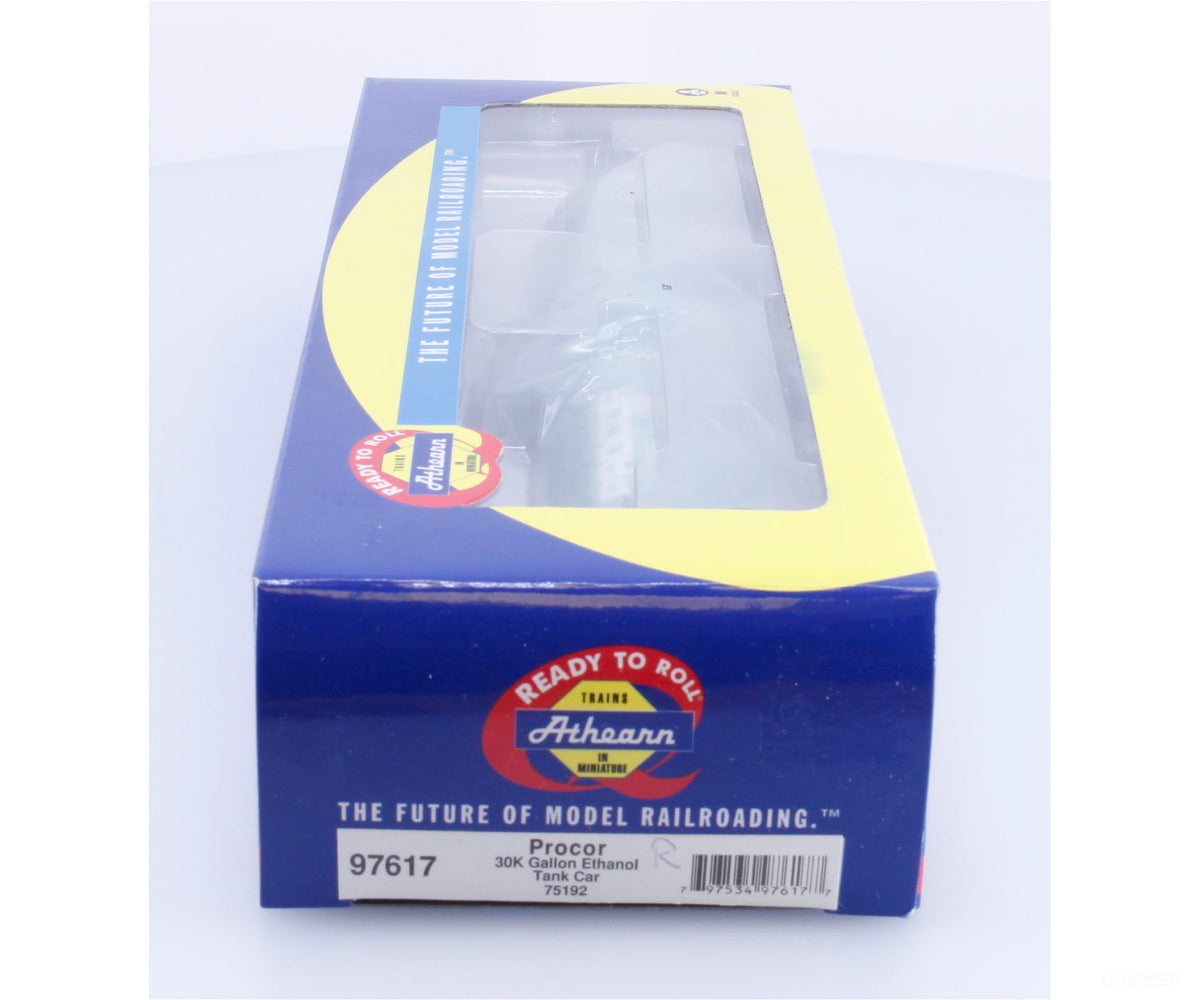 Athearn 97617 HO 30k Gallon Ethanol Tank Car Procor Leasing (PROX) 75192 - Freight Cars