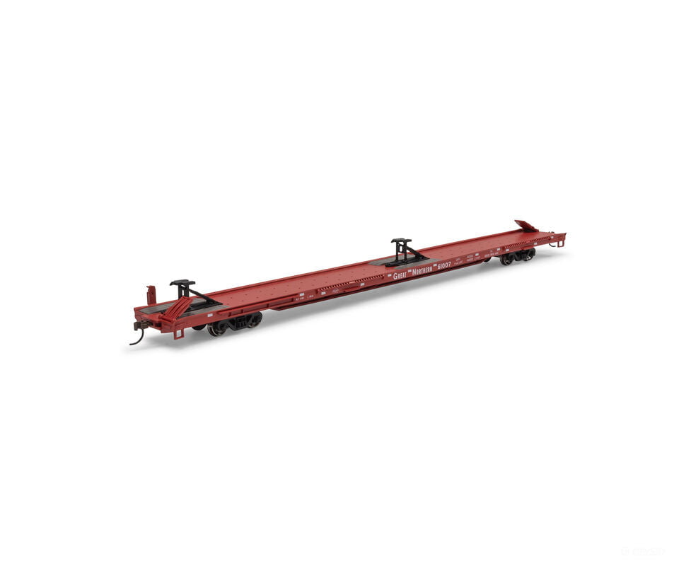Athearn ATH-1546 HO ATH 85’ TOFC Flat Car GN #61007 - Freight Cars