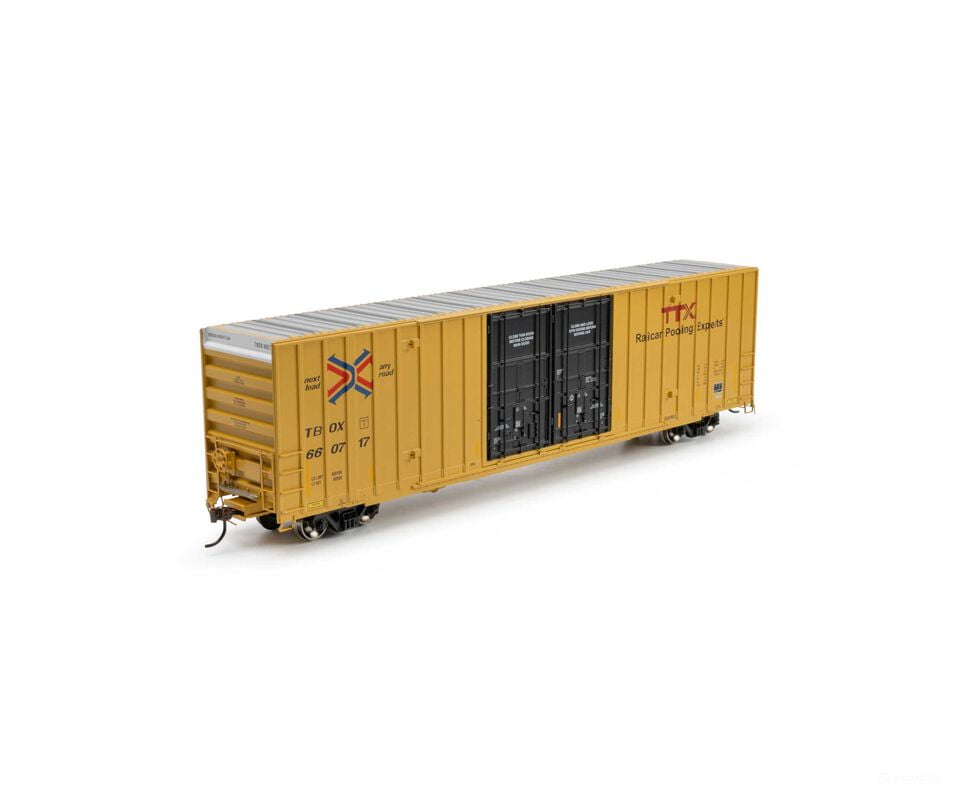 Athearn ATH-2272 HO ATH 60’ Gunderson High Cube Double Door Box Car TBOX #660717 - Freight Cars